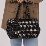 Chanel 2005 Canvas Camellia Tote - FashioNica