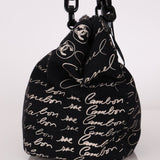 Chanel 2005 Canvas Camellia Tote - FashioNica