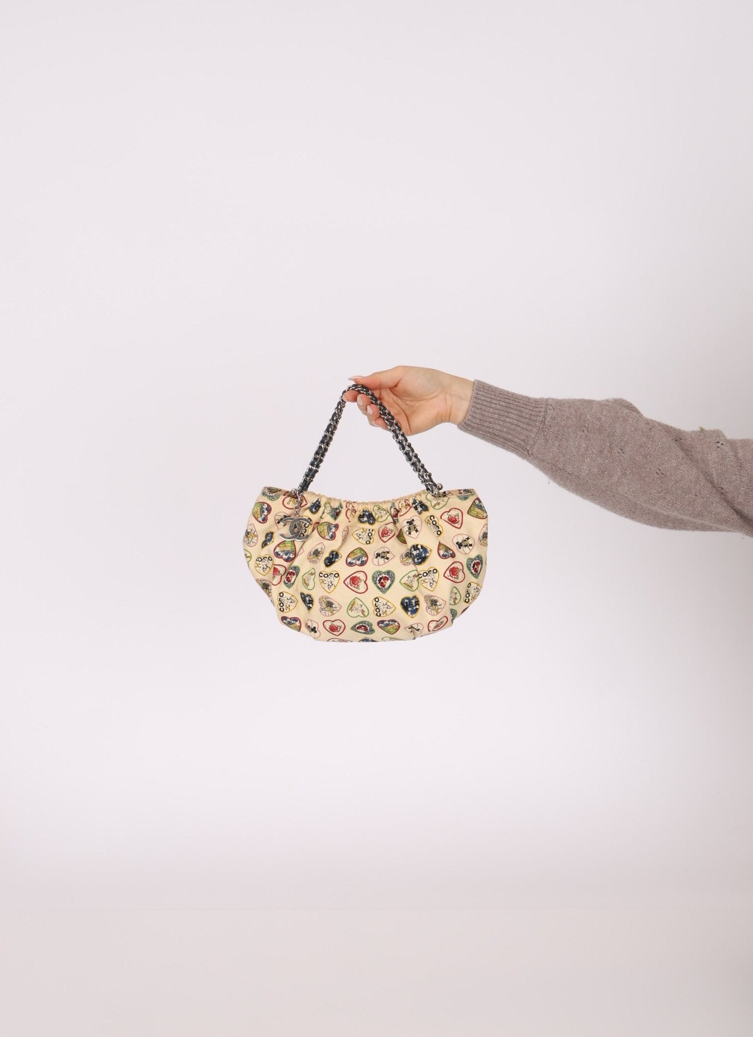Chanel 2005 Coco Canvas Valentine Bag - FashioNica