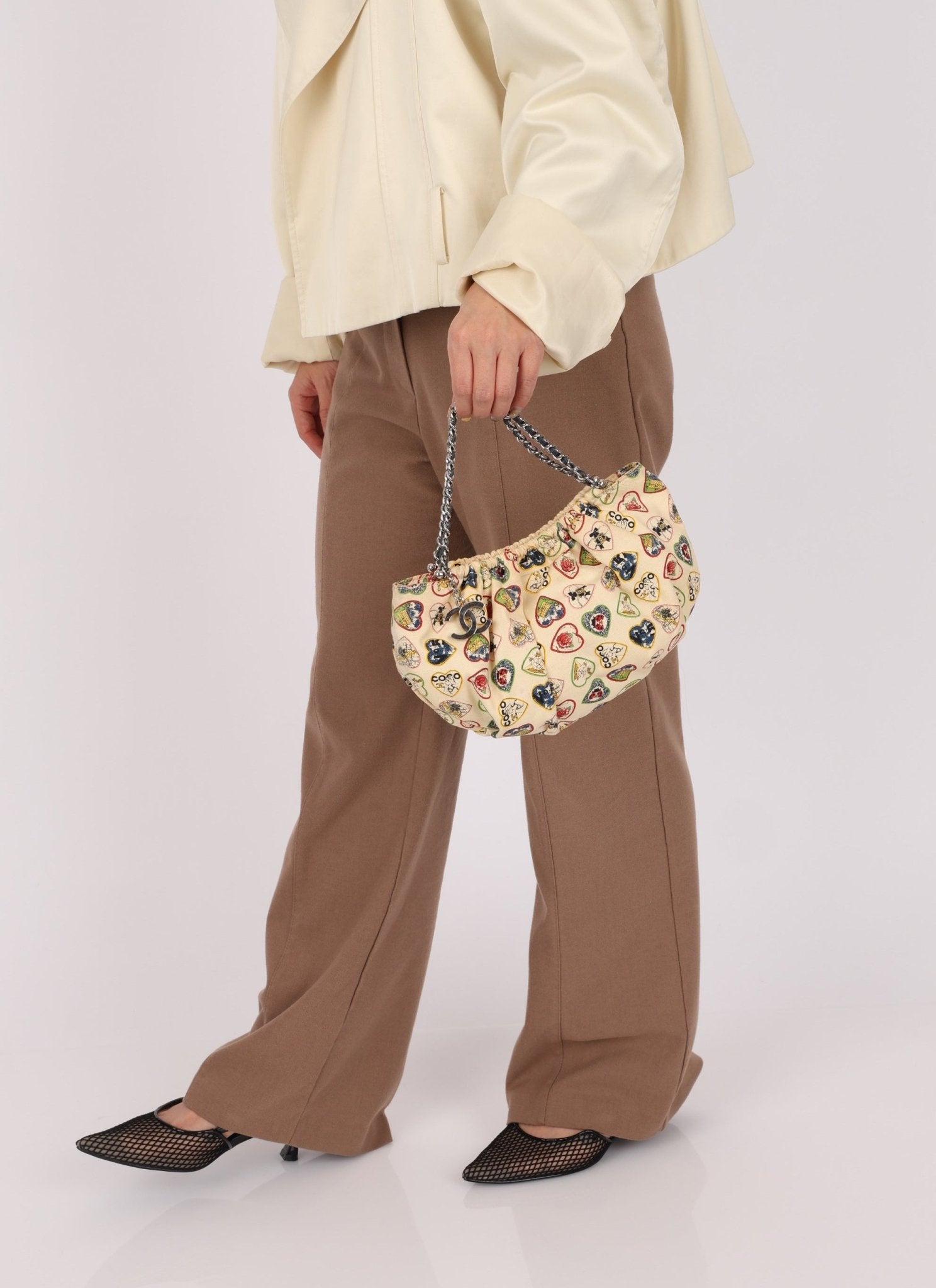 Chanel 2005 Coco Canvas Valentine Bag - FashioNica