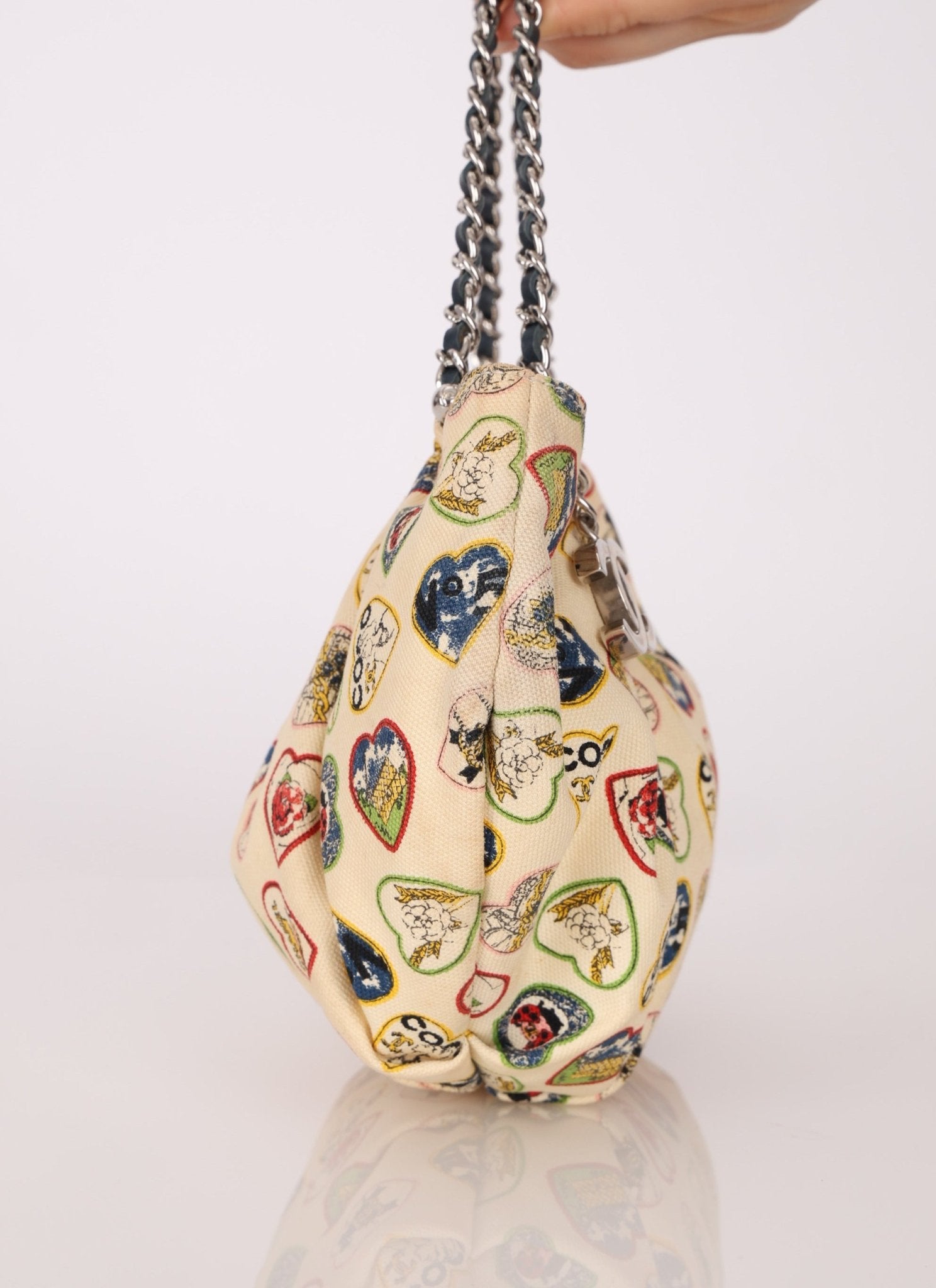 Chanel 2005 Coco Canvas Valentine Bag - FashioNica