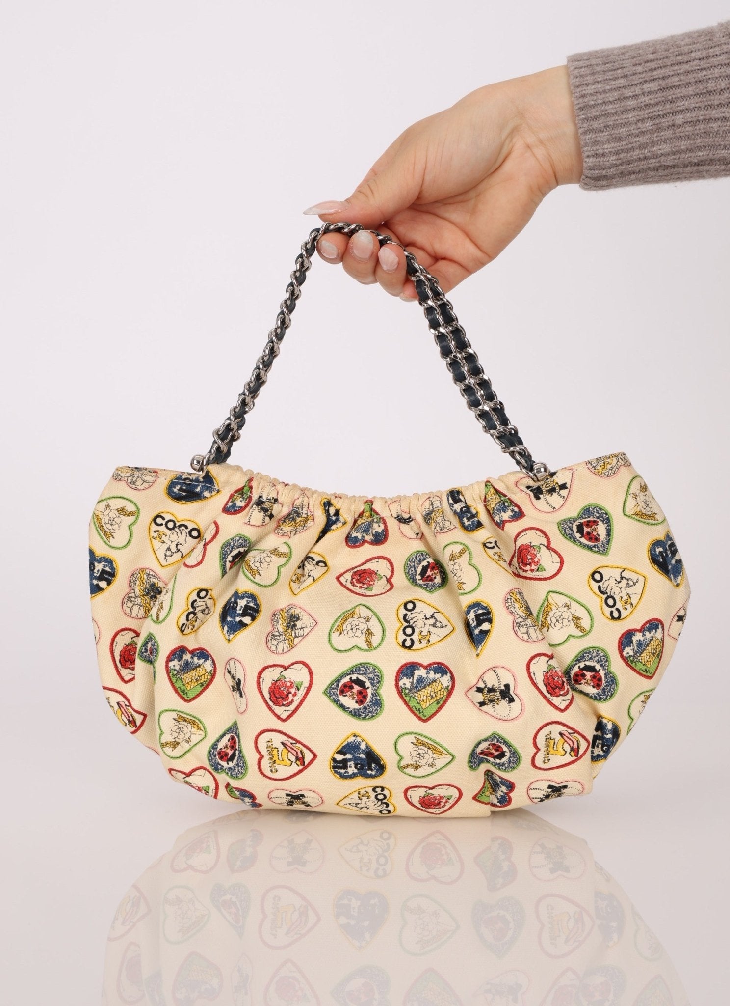 Chanel 2005 Coco Canvas Valentine Bag - FashioNica