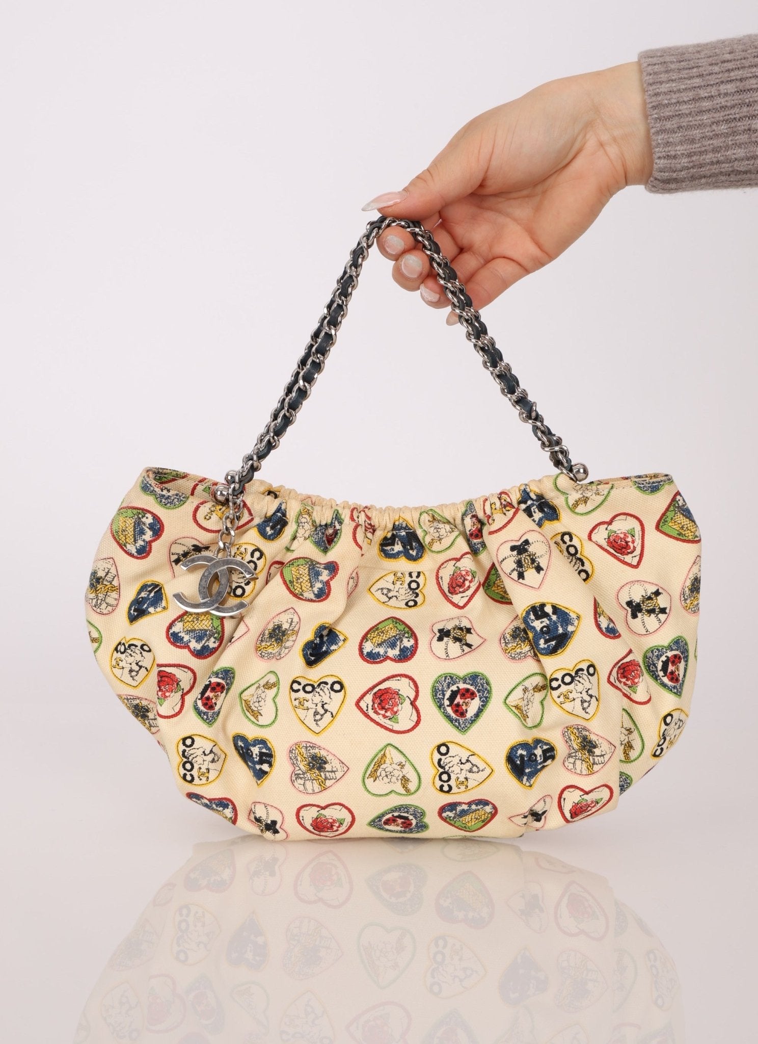 Chanel 2005 Coco Canvas Valentine Bag - FashioNica