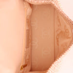 Chanel 2005 Lambskin & Raffia Turnlock Chain Shoulder Bag - FashioNica