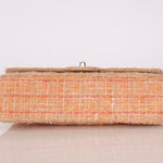 Chanel 2005 Tweed Creamsicle Classic Medium Double Flap - FashioNica