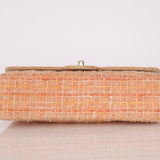 Chanel 2005 Tweed Creamsicle Classic Medium Double Flap - FashioNica