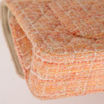 Chanel 2005 Tweed Creamsicle Classic Medium Double Flap - FashioNica