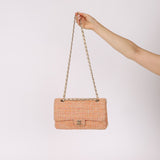 Chanel 2005 Tweed Creamsicle Classic Medium Double Flap - FashioNica
