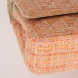 Chanel 2005 Tweed Creamsicle Classic Medium Double Flap - FashioNica