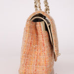 Chanel 2005 Tweed Creamsicle Classic Medium Double Flap - FashioNica