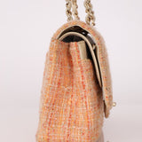 Chanel 2005 Tweed Creamsicle Classic Medium Double Flap - FashioNica