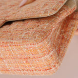Chanel 2005 Tweed Creamsicle Classic Medium Double Flap - FashioNica