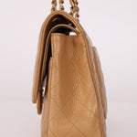 Chanel 2006 Caramel Caviar Medium Classic Double Flap 24K GP - FashioNica