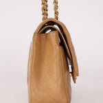 Chanel 2006 Caramel Caviar Medium Classic Double Flap 24K GP - FashioNica