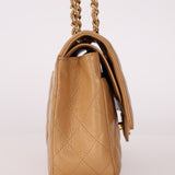 Chanel 2006 Caramel Caviar Medium Classic Double Flap 24K GP - FashioNica