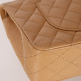Chanel 2006 Caramel Caviar Medium Classic Double Flap 24K GP - FashioNica