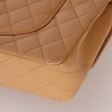 Chanel 2006 Caramel Caviar Medium Classic Double Flap 24K GP - FashioNica