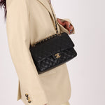 Chanel 2006 Caviar 24k GP Medium Double Flap - FashioNica