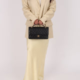 Chanel 2006 Caviar 24k GP Medium Double Flap - FashioNica