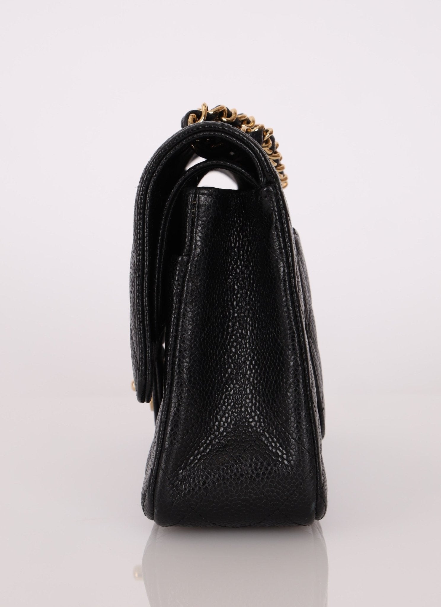 Chanel 2006 Caviar 24k GP Medium Double Flap - FashioNica