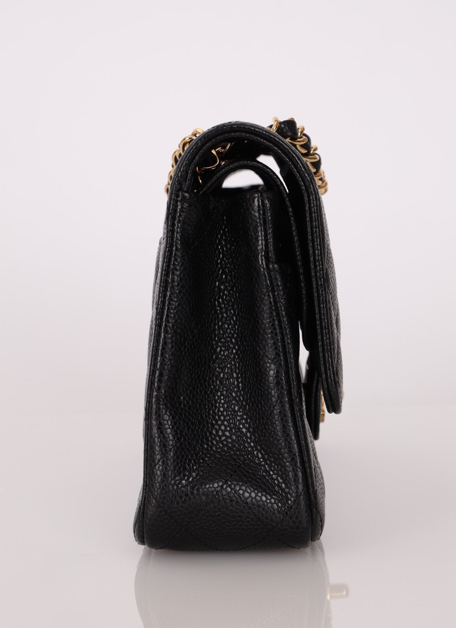 Chanel 2006 Caviar 24k GP Medium Double Flap - FashioNica