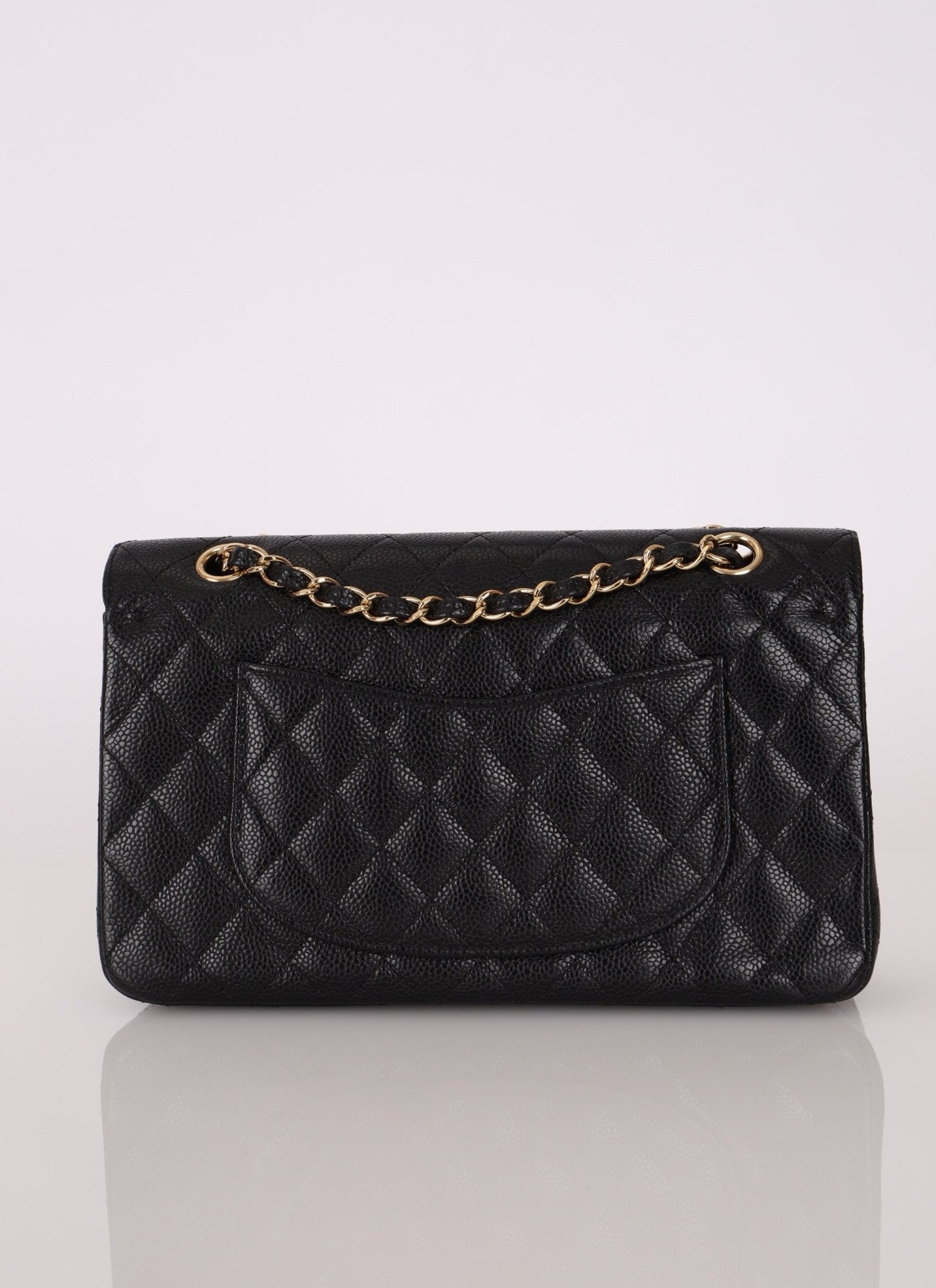 Chanel 2006 Caviar 24k GP Medium Double Flap - FashioNica