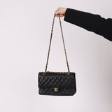 Chanel 2006 Caviar 24k GP Medium Double Flap - FashioNica