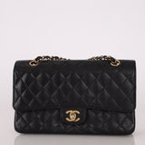 Chanel 2006 Caviar 24k GP Medium Double Flap - FashioNica