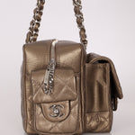Chanel 2006 Distressed Calfskin Cambon Multipocket Reporter Bag - FashioNica