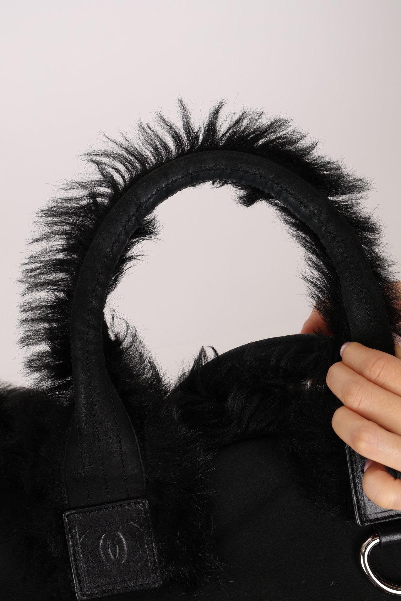 Chanel 2007 Mouton Fur Tote - FashioNica