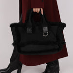 Chanel 2007 Mouton Fur Tote - FashioNica