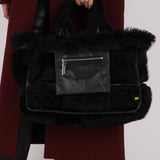 Chanel 2007 Mouton Fur Tote - FashioNica