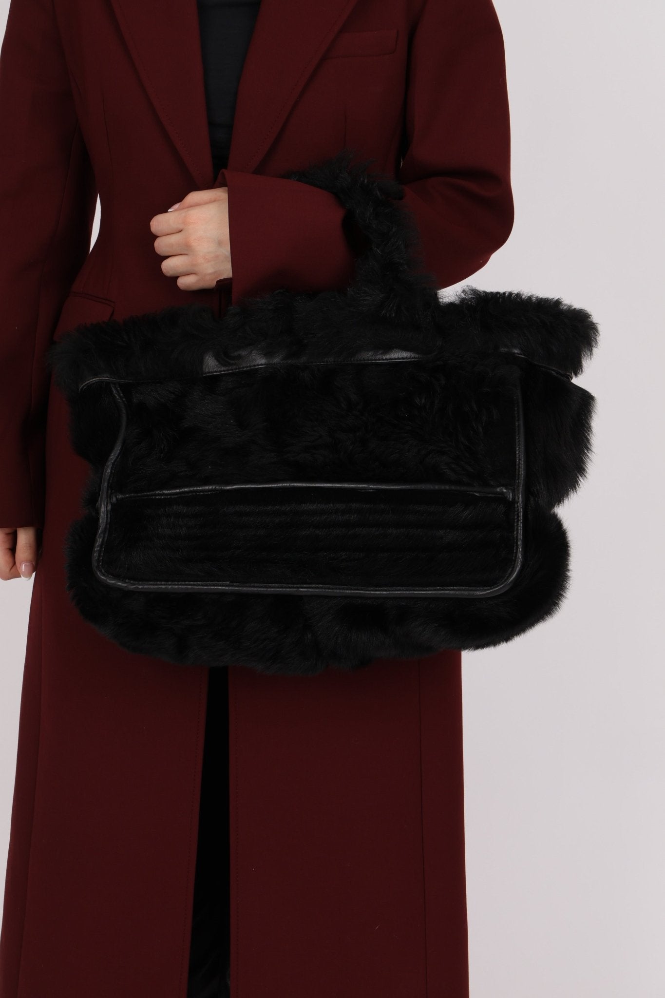 Chanel 2007 Mouton Fur Tote - FashioNica