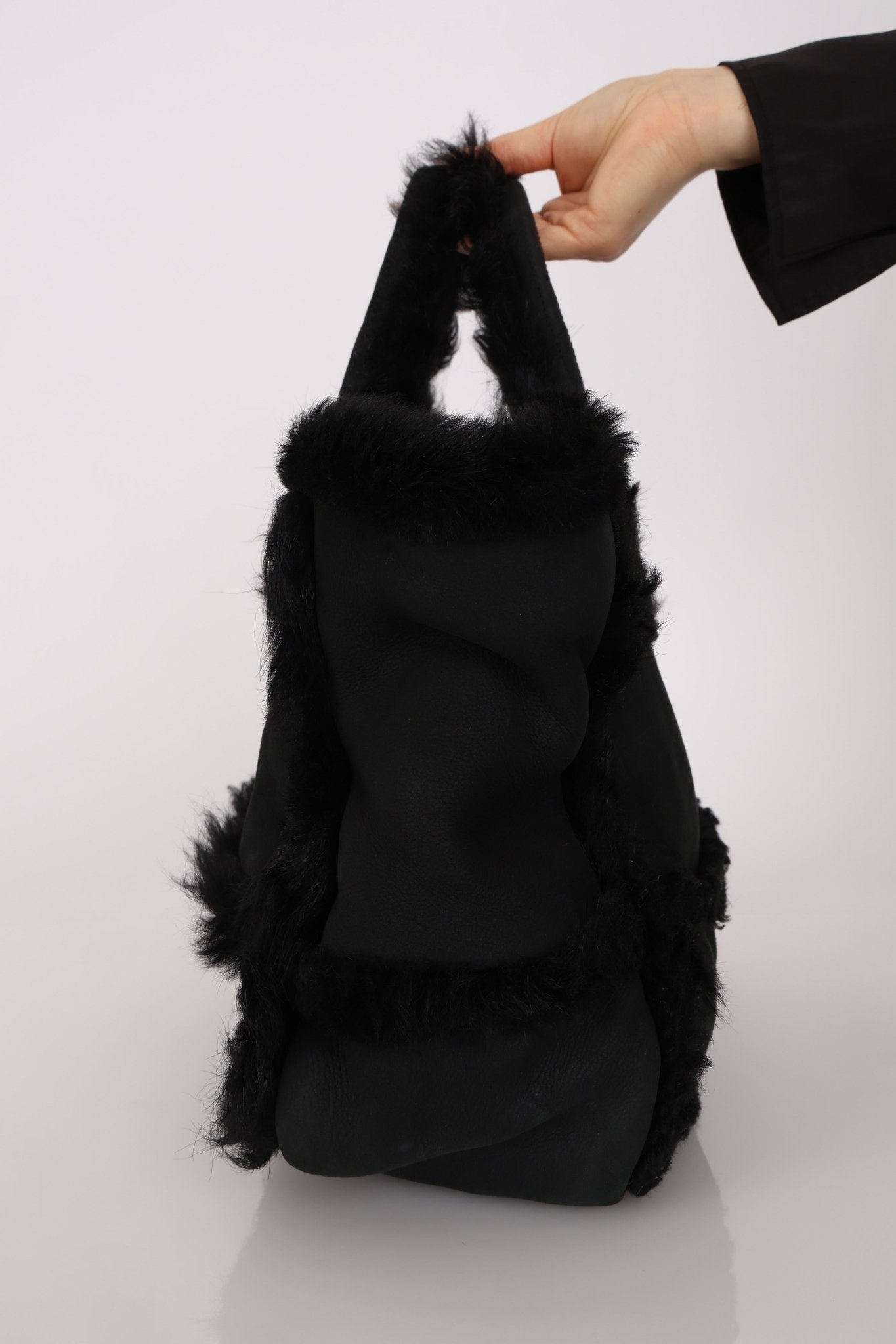 Chanel 2007 Mouton Fur Tote - FashioNica