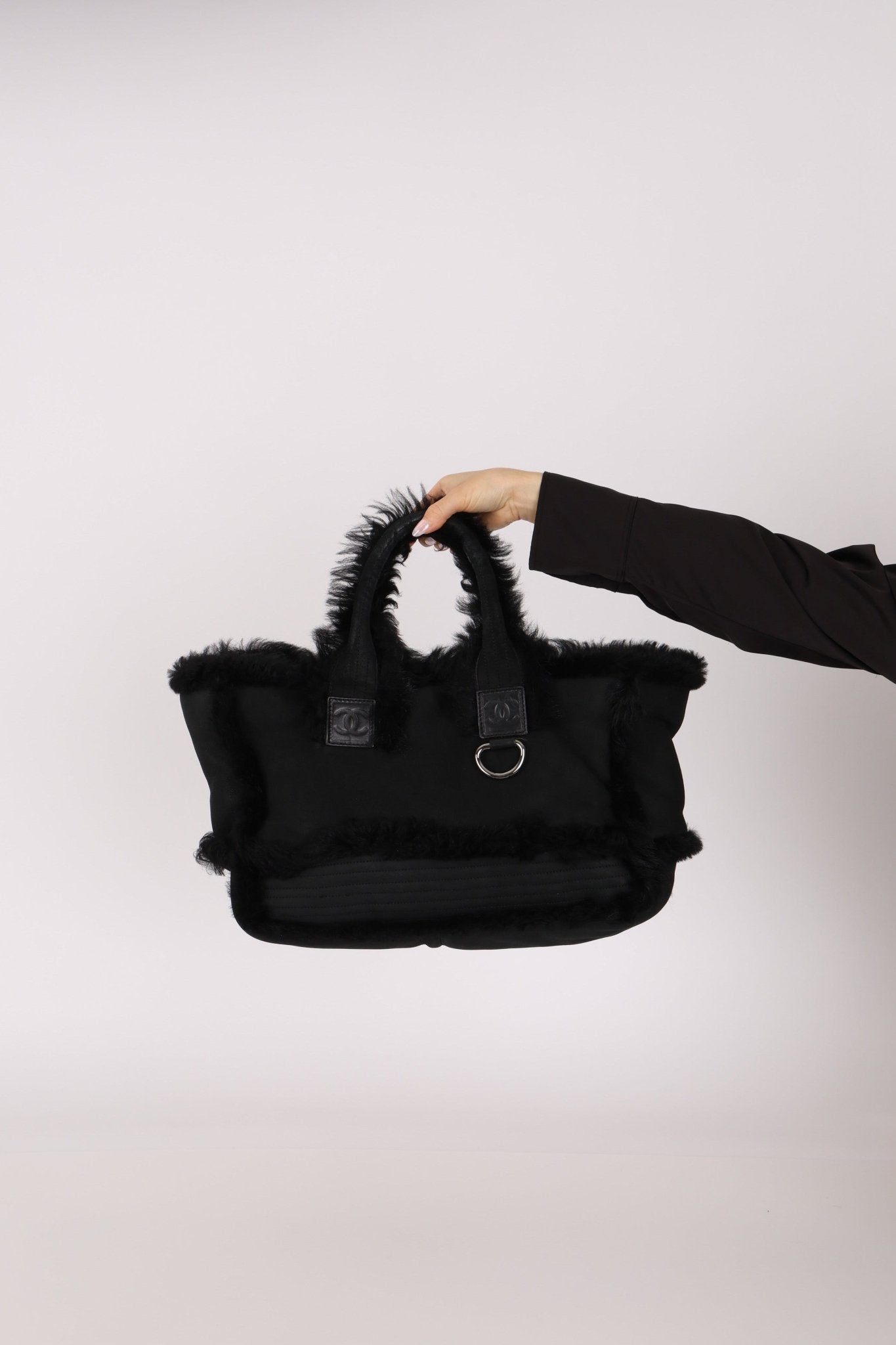 Chanel 2007 Mouton Fur Tote - FashioNica