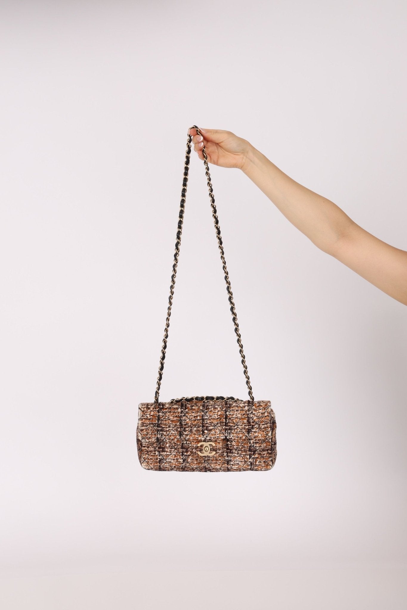 Chanel 2007 Ponyhair East West Flap Permabrass Gold Hardware - FashioNica