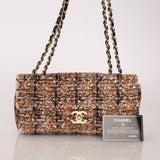 Chanel 2007 Ponyhair East West Flap Permabrass Gold Hardware - FashioNica