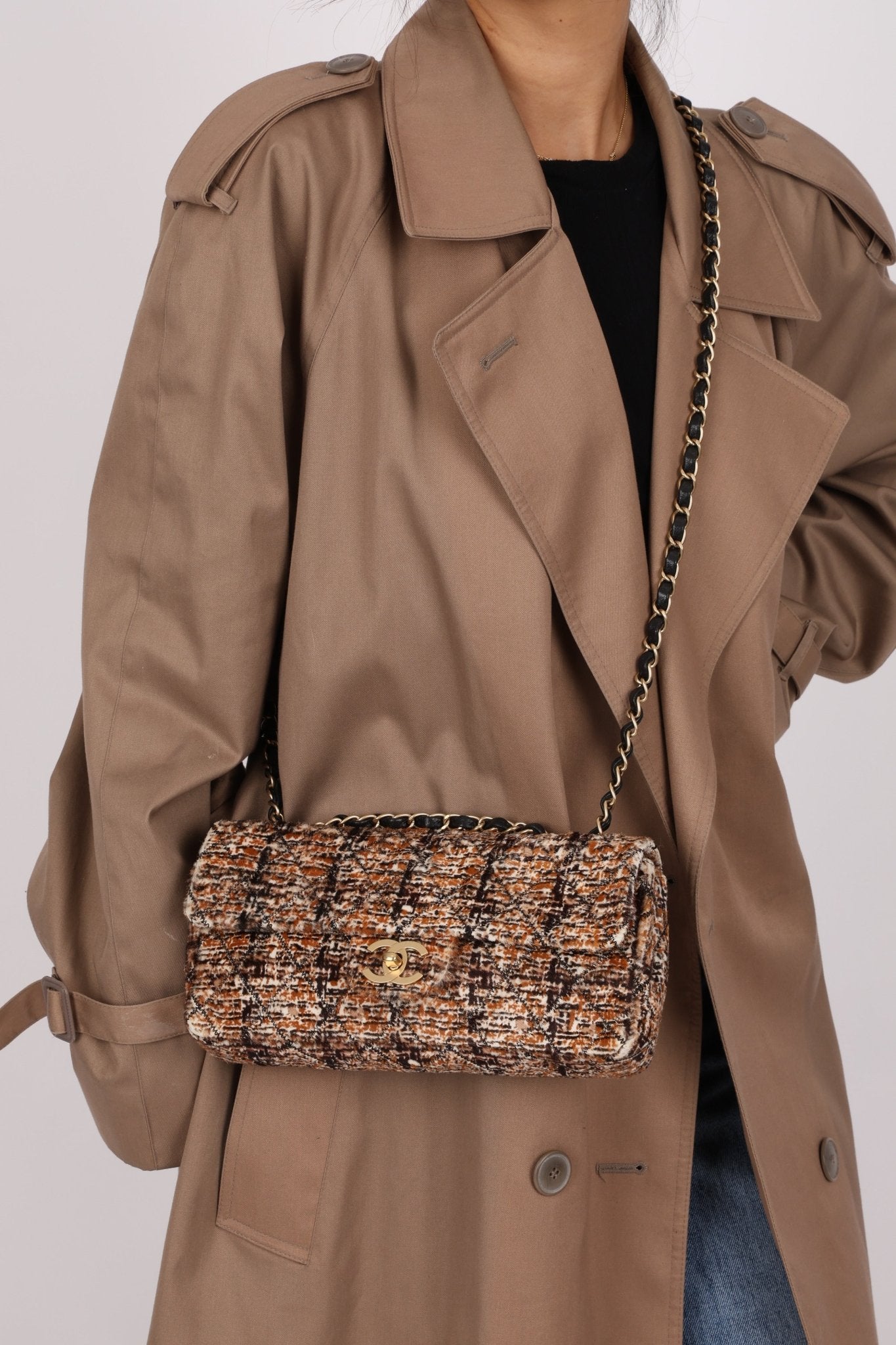 Chanel 2007 Ponyhair East West Flap Permabrass Gold Hardware - FashioNica