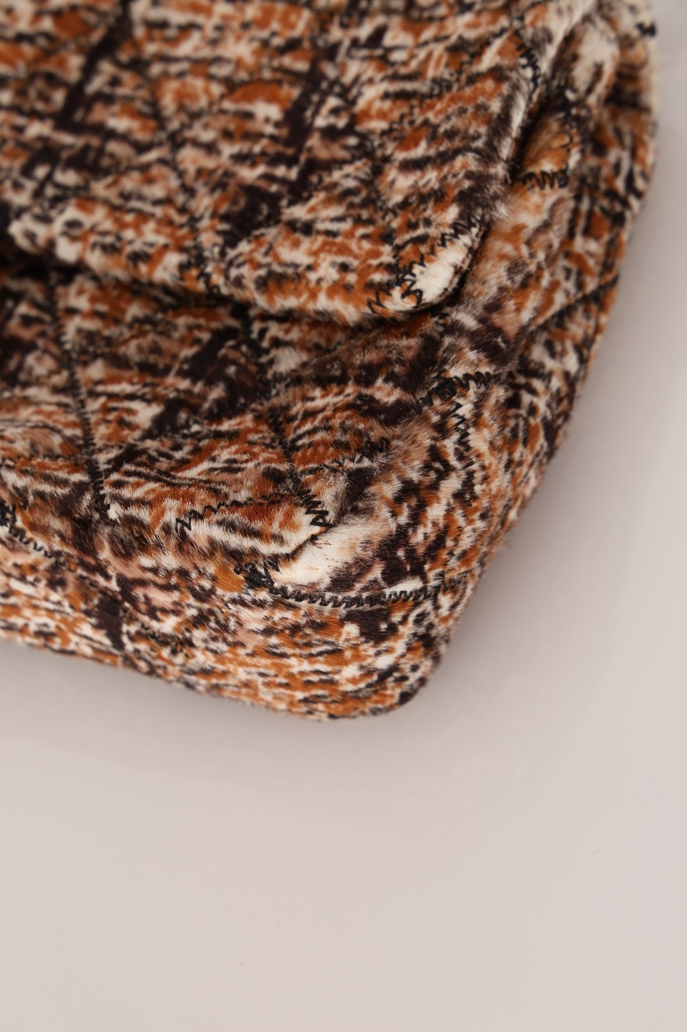 Chanel 2007 Ponyhair East West Flap Permabrass Gold Hardware - FashioNica