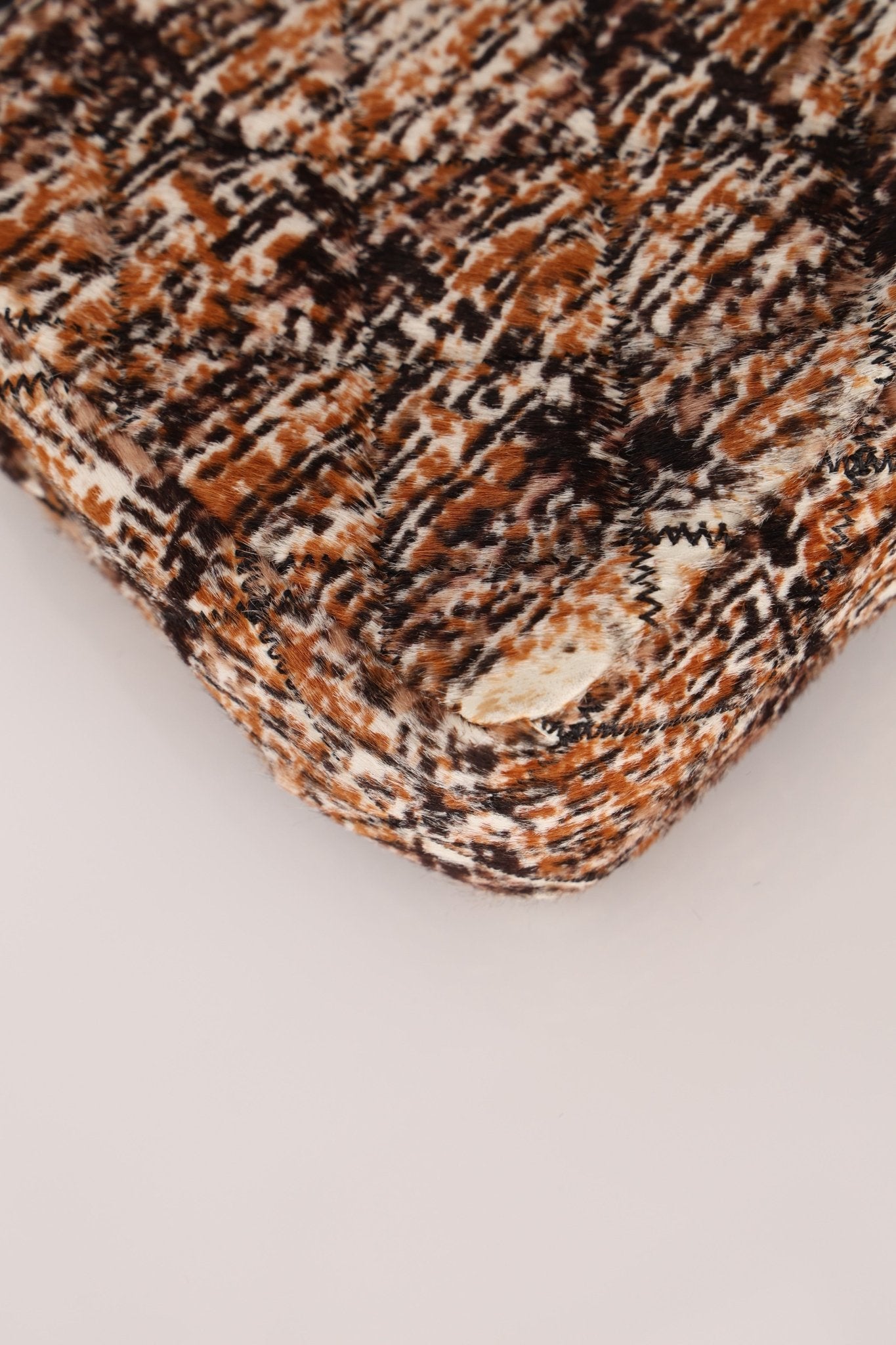 Chanel 2007 Ponyhair East West Flap Permabrass Gold Hardware - FashioNica