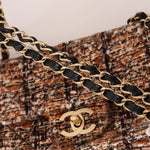 Chanel 2007 Ponyhair East West Flap Permabrass Gold Hardware - FashioNica