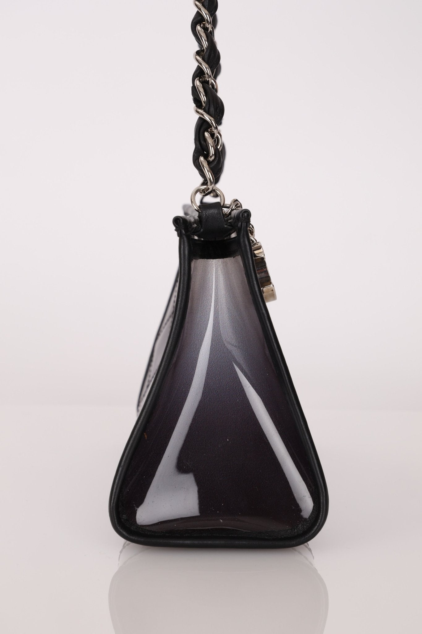 Chanel 2007 Transparent Degrade Quilted Pochette - FashioNica