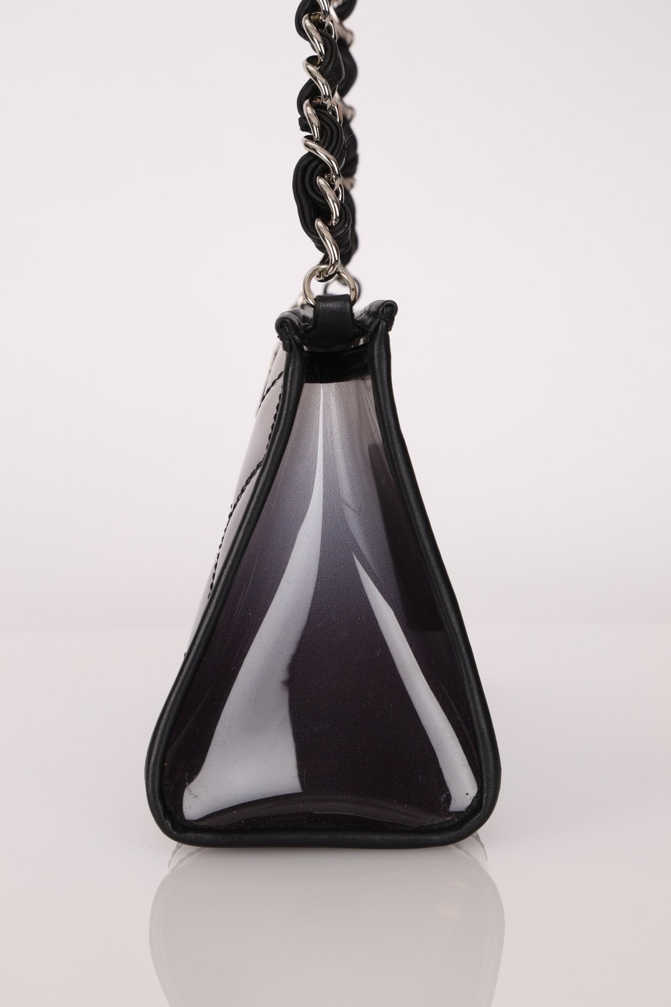 Chanel 2007 Transparent Degrade Quilted Pochette - FashioNica