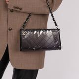Chanel 2007 Transparent Degrade Quilted Pochette - FashioNica