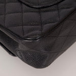 Chanel 2008 Classic Caviar Medium Double Flap Bag 24K GP - FashioNica
