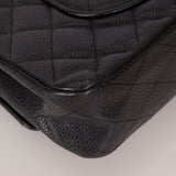 Chanel 2008 Classic Caviar Medium Double Flap Bag 24K GP - FashioNica