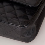 Chanel 2008 Classic Caviar Medium Double Flap Bag 24K GP - FashioNica