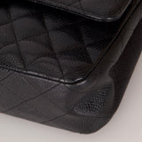 Chanel 2008 Classic Caviar Medium Double Flap Bag 24K GP - FashioNica