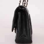 Chanel 2008 Classic Caviar Medium Double Flap Bag 24K GP - FashioNica