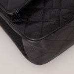 Chanel 2008 Classic Caviar Medium Double Flap Bag 24K GP - FashioNica